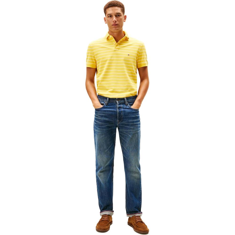 POLO PARA HOMBRE TOMMY HILFIGER 1985 REGULAR FIT MANGA CORTA MULTICOLOR - 3