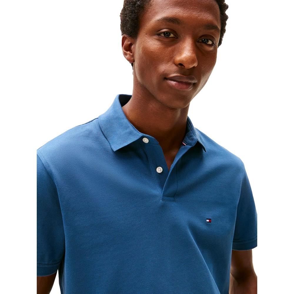 POLO PARA HOMBRE TOMMY HILFIGER CLASSIC FIT MANGA CORTA AZUL EGEO - 2