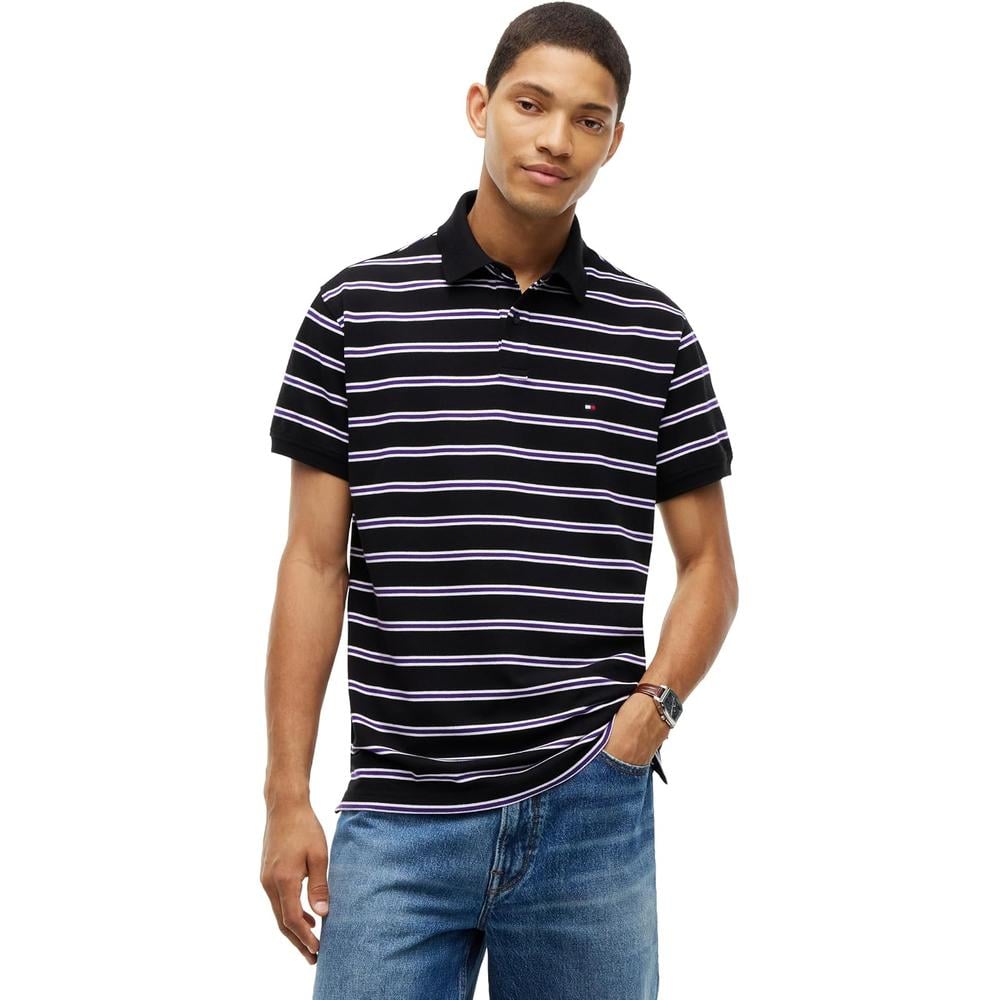 POLO PARA HOMBRE TOMMY HILFIGER CLASSIC FIT MANGA CORTA MULTICOLOR - 1