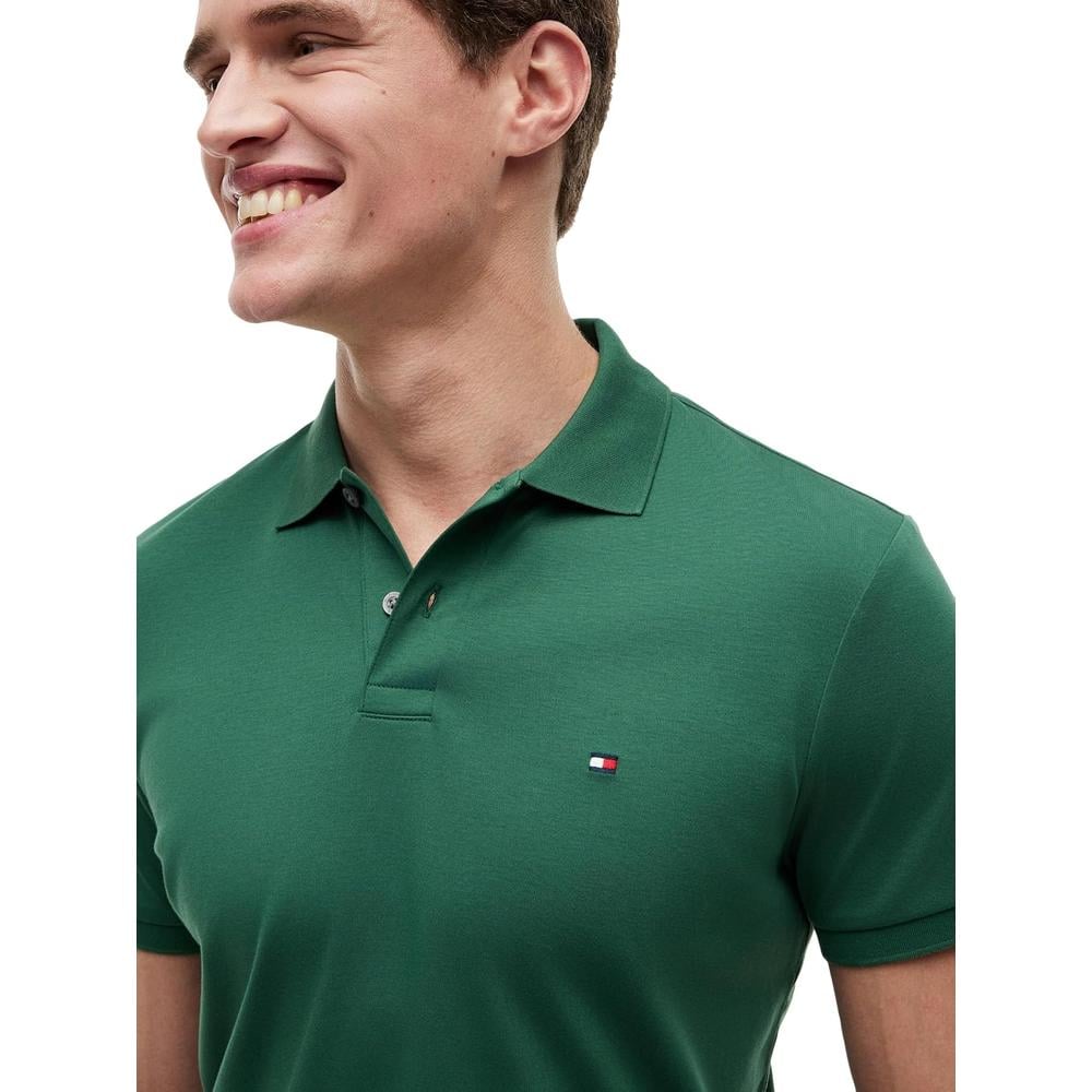POLO PARA HOMBRE TOMMY HILFIGER REGULAR FIT MANGA CORTA VERDE CALLE - 2