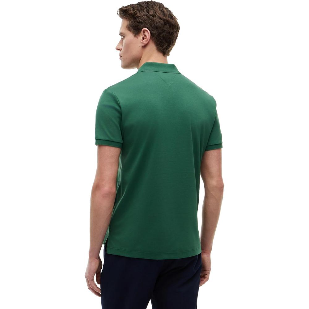 POLO PARA HOMBRE TOMMY HILFIGER REGULAR FIT MANGA CORTA VERDE CALLE - 4