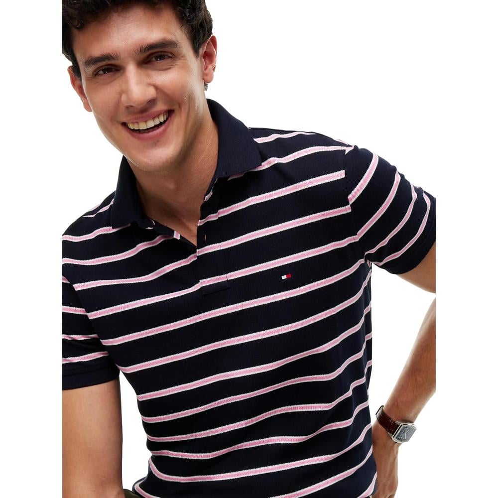 POLO PARA HOMBRE TOMMY HILFIGER 1985 REGULAR FIT MANGA CORTA MULTICOLOR - 2