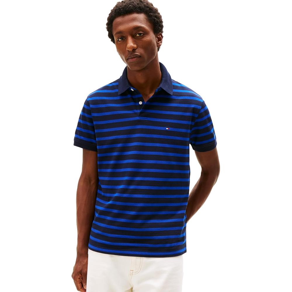 POLO PARA HOMBRE TOMMY HILFIGER CLASSIC FIT MANGA CORTA MULTICOLOR - 1
