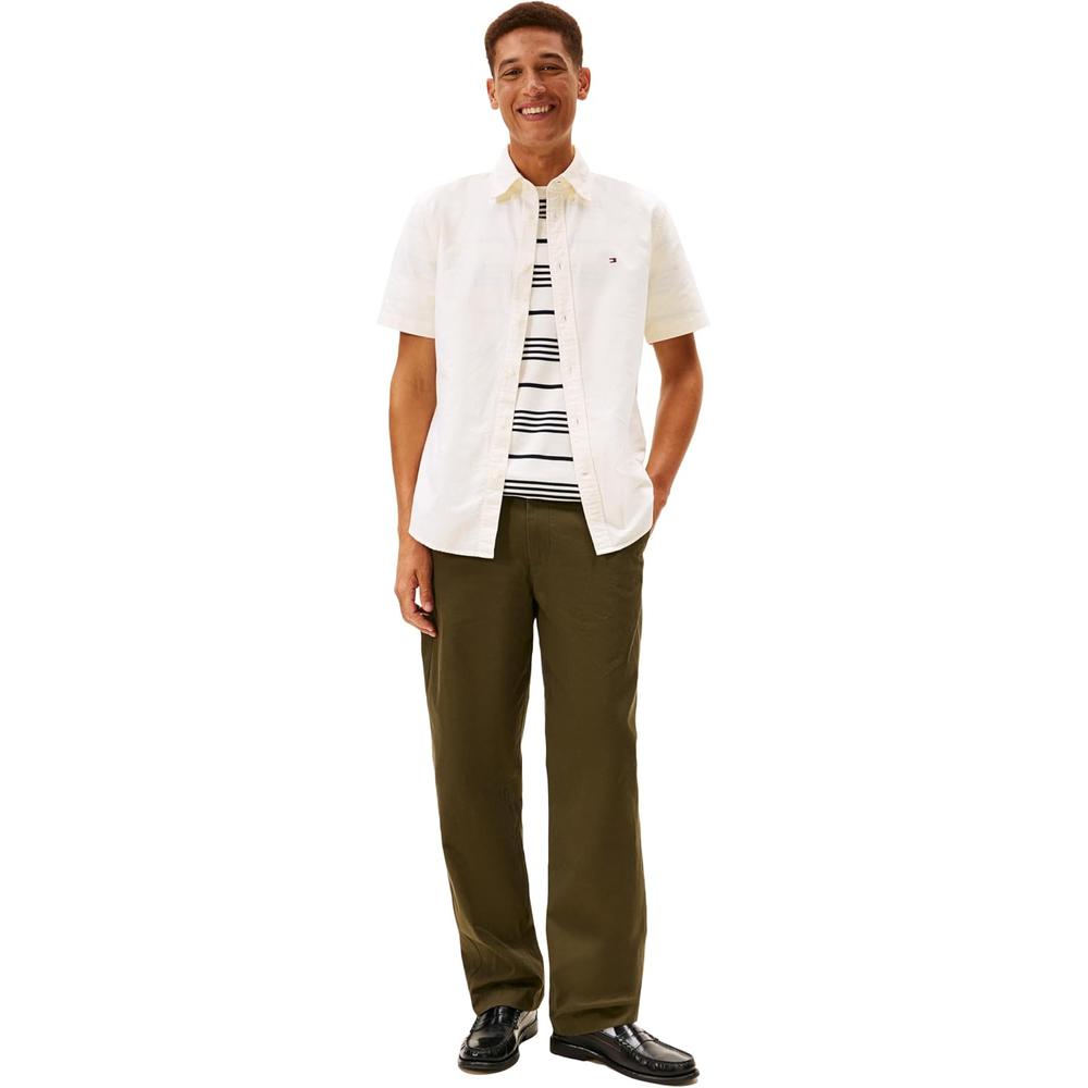 CAMISA PARA HOMBRE TOMMY HILFIGER REGULAR FIT MANGA CORTA MULTICOLOR - 5