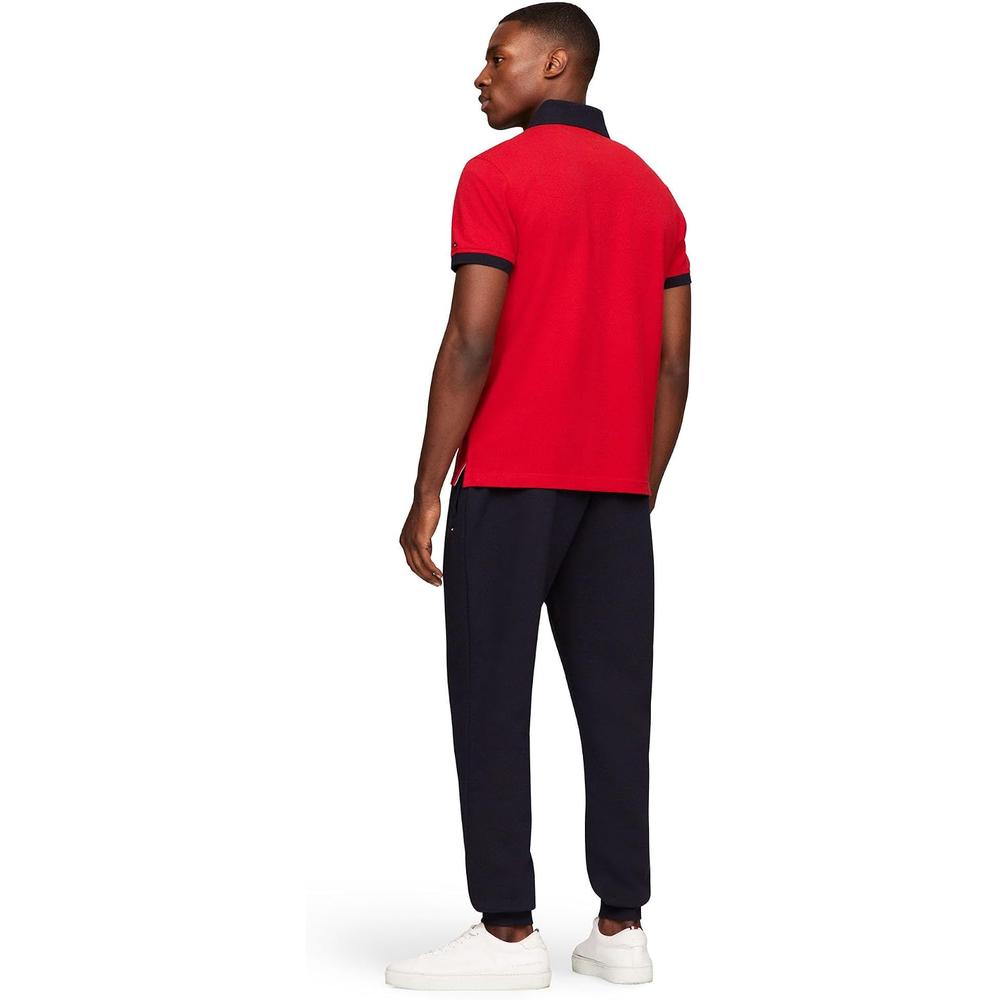 POLO PARA HOMBRE TOMMY HILFIGER MANGA CORTA ROJO - 5