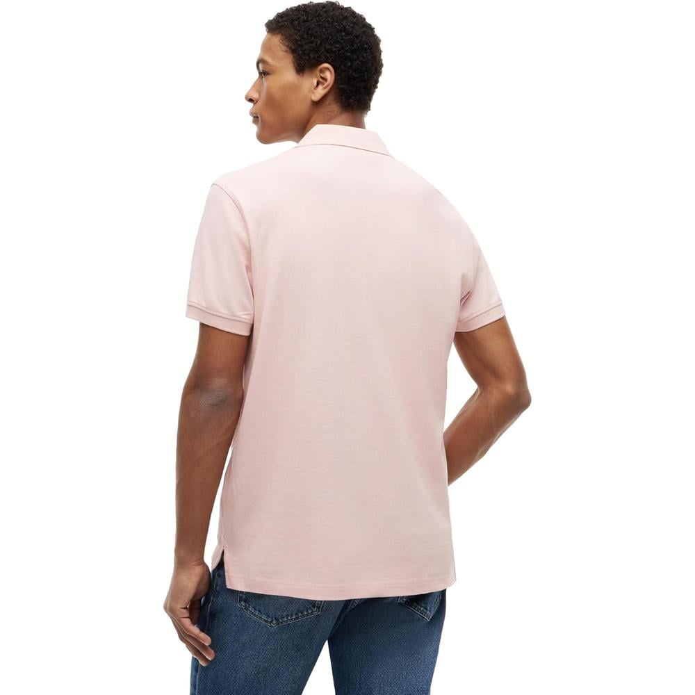 POLO PARA HOMBRE TOMMY HILFIGER CLASSIC FIT MANGA CORTA ROSA PÁLIDO JASPEADO - 4