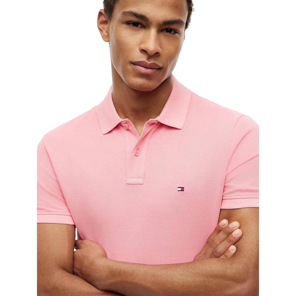 POLO PARA HOMBRE TOMMY HILFIGER REGULAR FIT MANGA CORTA ROSA PALIDO - 2