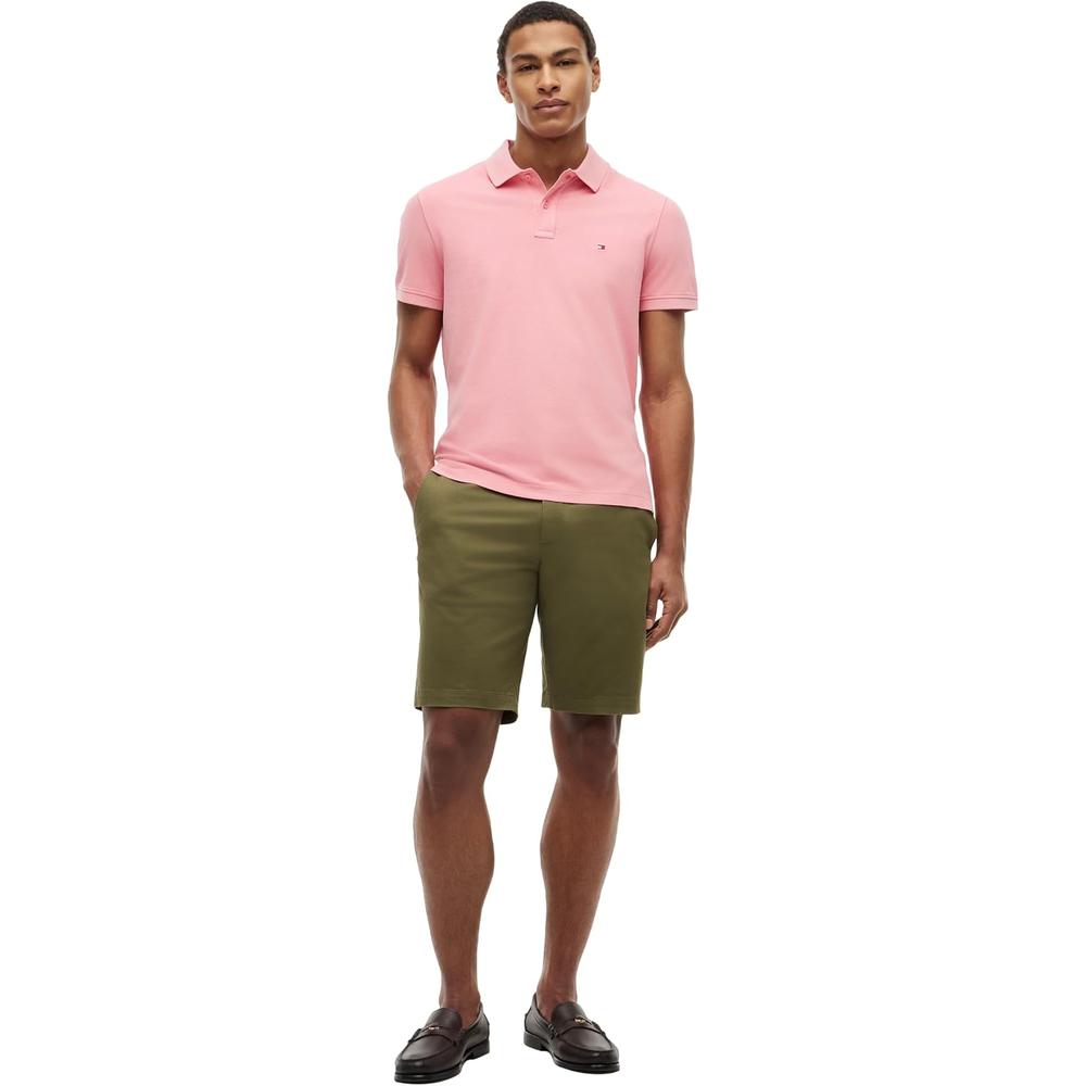 POLO PARA HOMBRE TOMMY HILFIGER REGULAR FIT MANGA CORTA ROSA PALIDO - 3