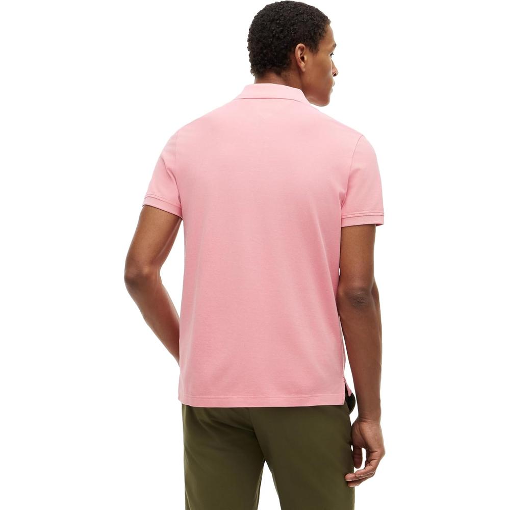 POLO PARA HOMBRE TOMMY HILFIGER REGULAR FIT MANGA CORTA ROSA PALIDO - 4