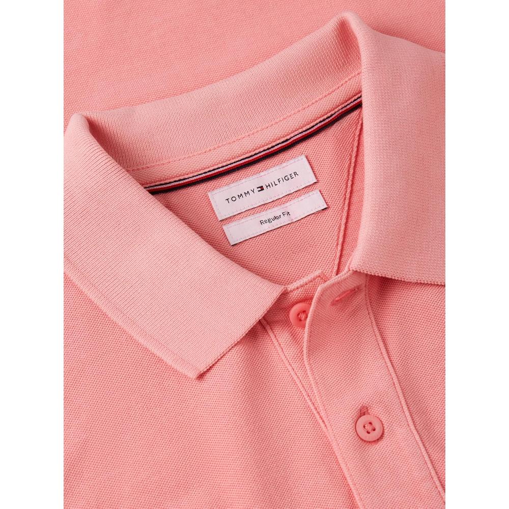 POLO PARA HOMBRE TOMMY HILFIGER REGULAR FIT MANGA CORTA ROSA PALIDO - 5