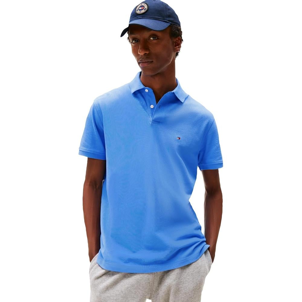 POLO PARA HOMBRE TOMMY HILFIGER CLASSIC FIT MANGA CORTA AZUL ENCANTO - 1