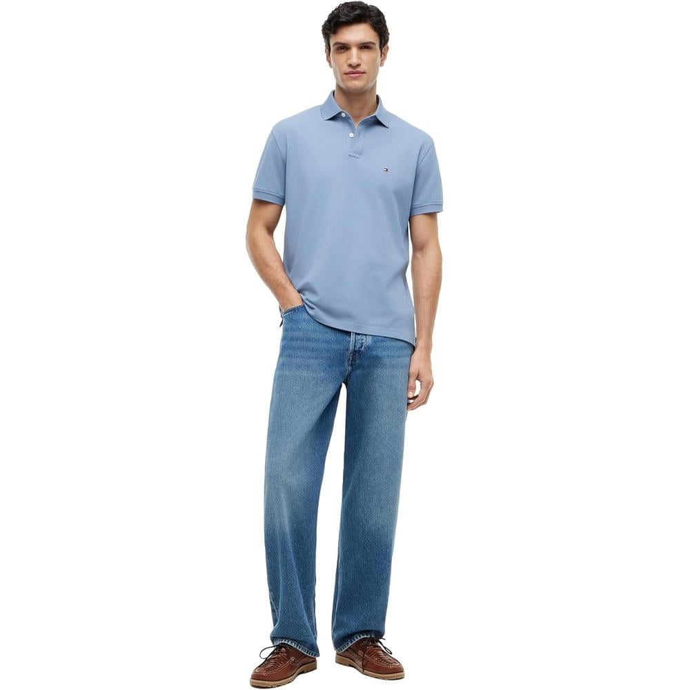 POLO PARA HOMBRE TOMMY HILFIGER CLASSIC FIT MANGA CORTA AZUL FRESCO - 3