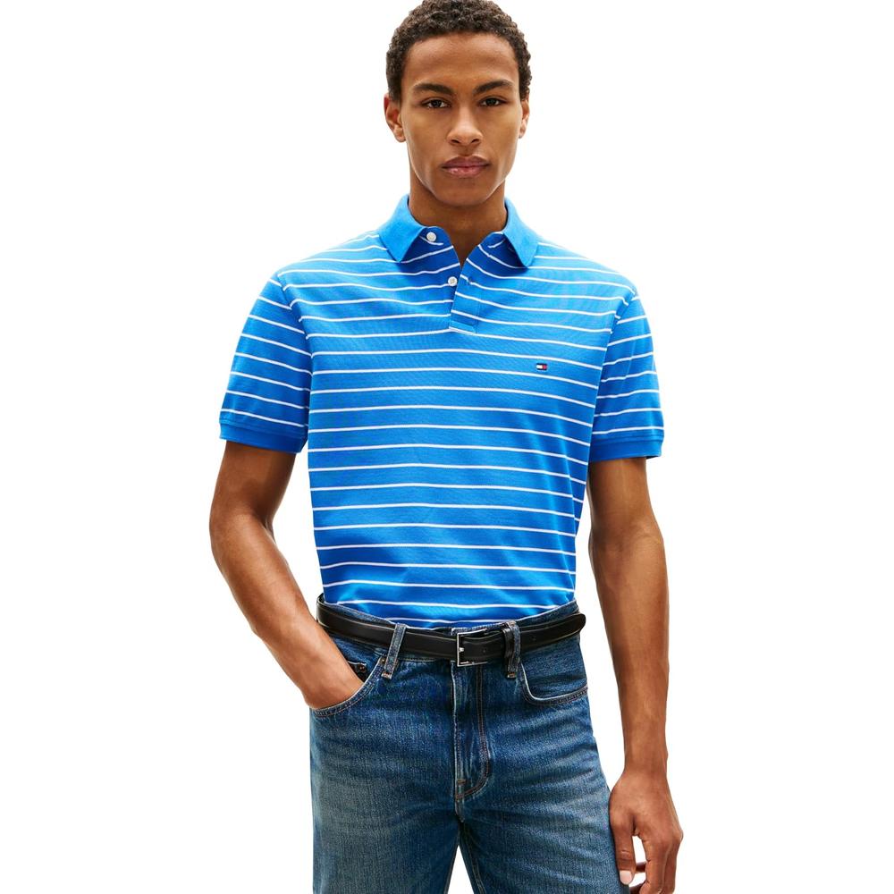 POLO PARA HOMBRE TOMMY HILFIGER CLASSIC FIT MANGA CORTA MULTICOLOR - 1