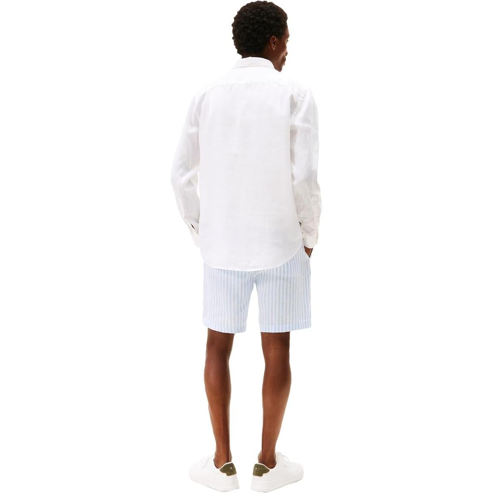 CAMISA PARA HOMBRE TOMMY HILFIGER REGULAR FIT MANGA LARGA BLANCO - 4