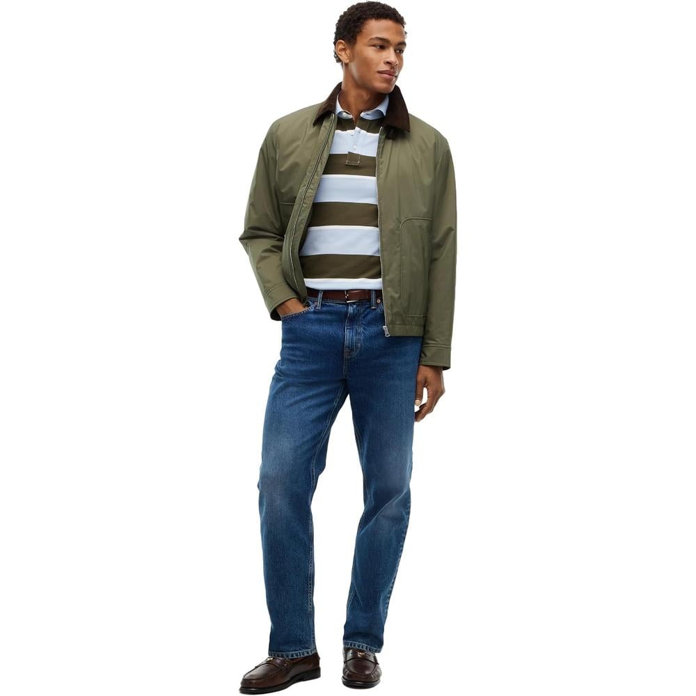POLO PARA HOMBRE TOMMY HILFIGER 1985 SLIM FIT MANGA CORTA AZUL CIELO VERDE CAZADOR - 3