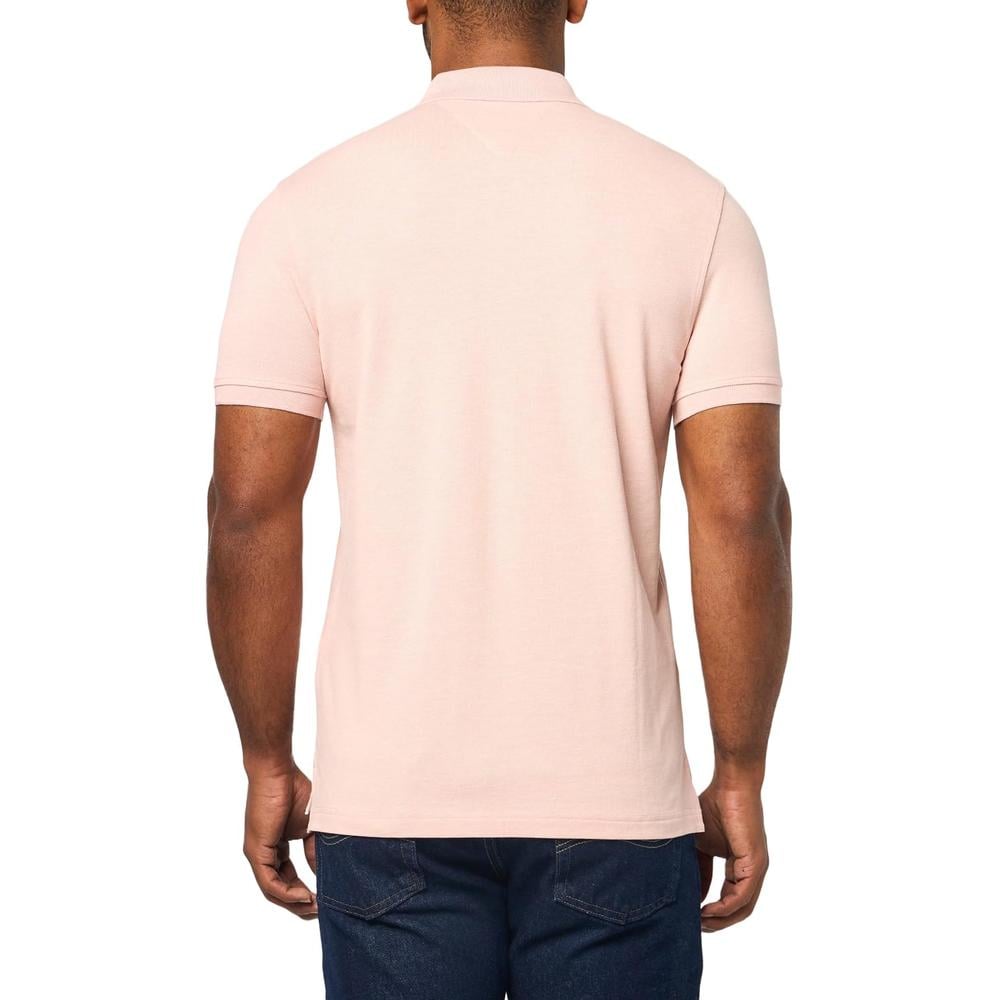 POLO PARA HOMBRE TOMMY HILFIGER 1985 SLIM FIT MANGA CORTA ROSA PÁLIDO JASPEADO - 3