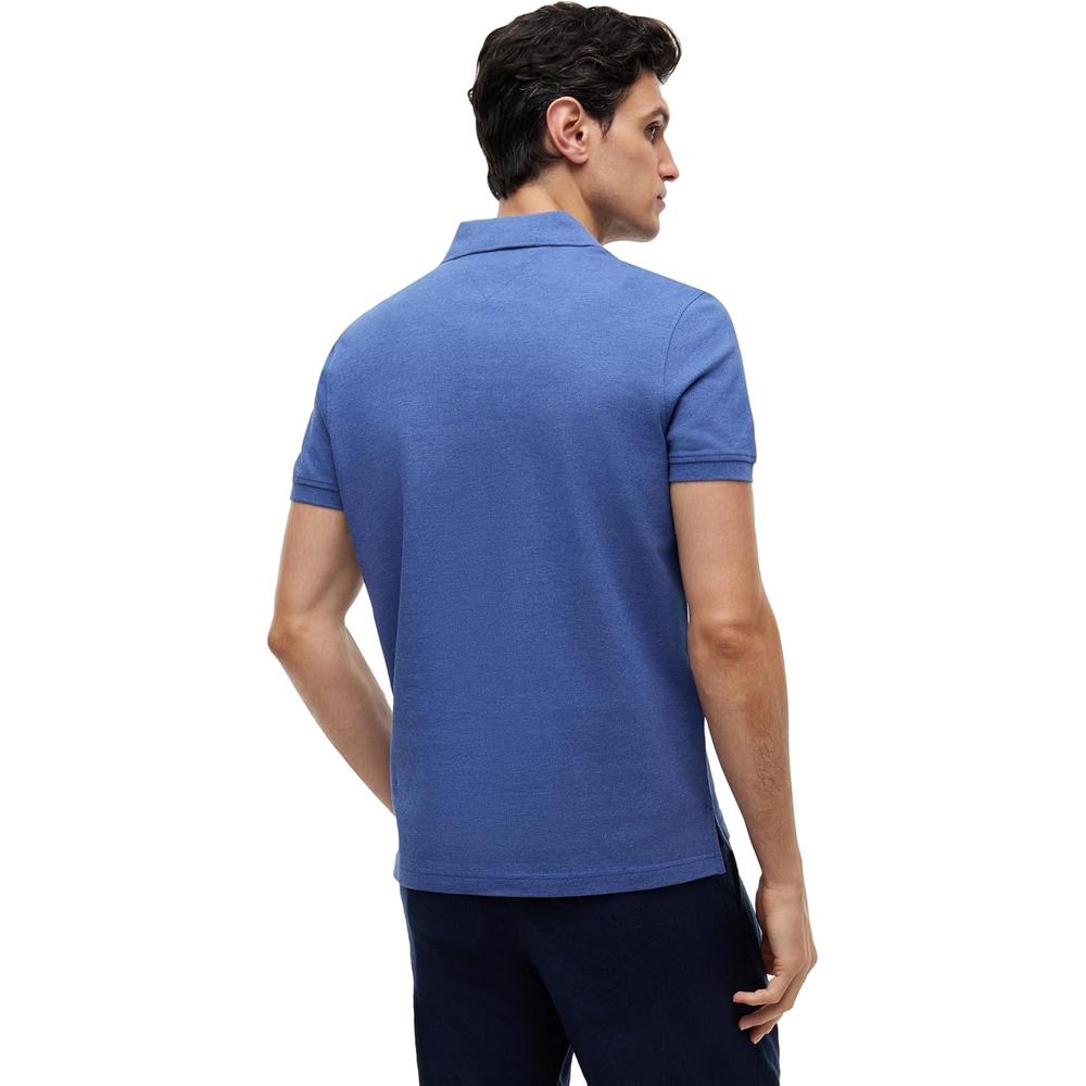 POLO PARA HOMBRE TOMMY HILFIGER 1985 REGULAR FIT MANGA CORTA ÍNDIGO JASPEADO - 2