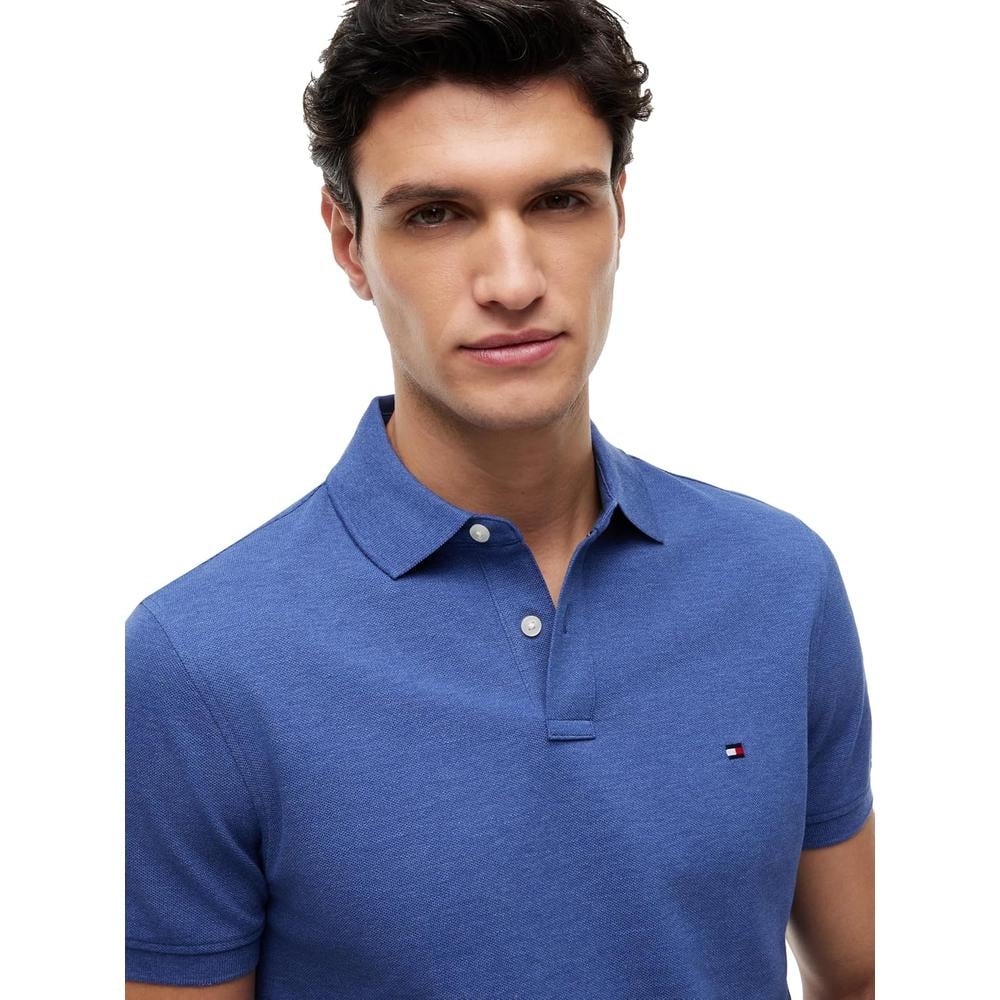 POLO PARA HOMBRE TOMMY HILFIGER 1985 REGULAR FIT MANGA CORTA ÍNDIGO JASPEADO - 3