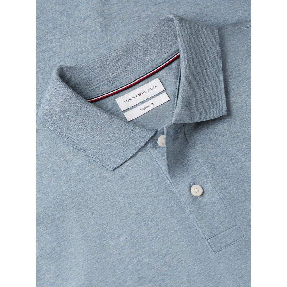 POLO PARA HOMBRE TOMMY HILFIGER REGULAR FIT MANGA CORTA AZUL JASPEADO BROS - 5