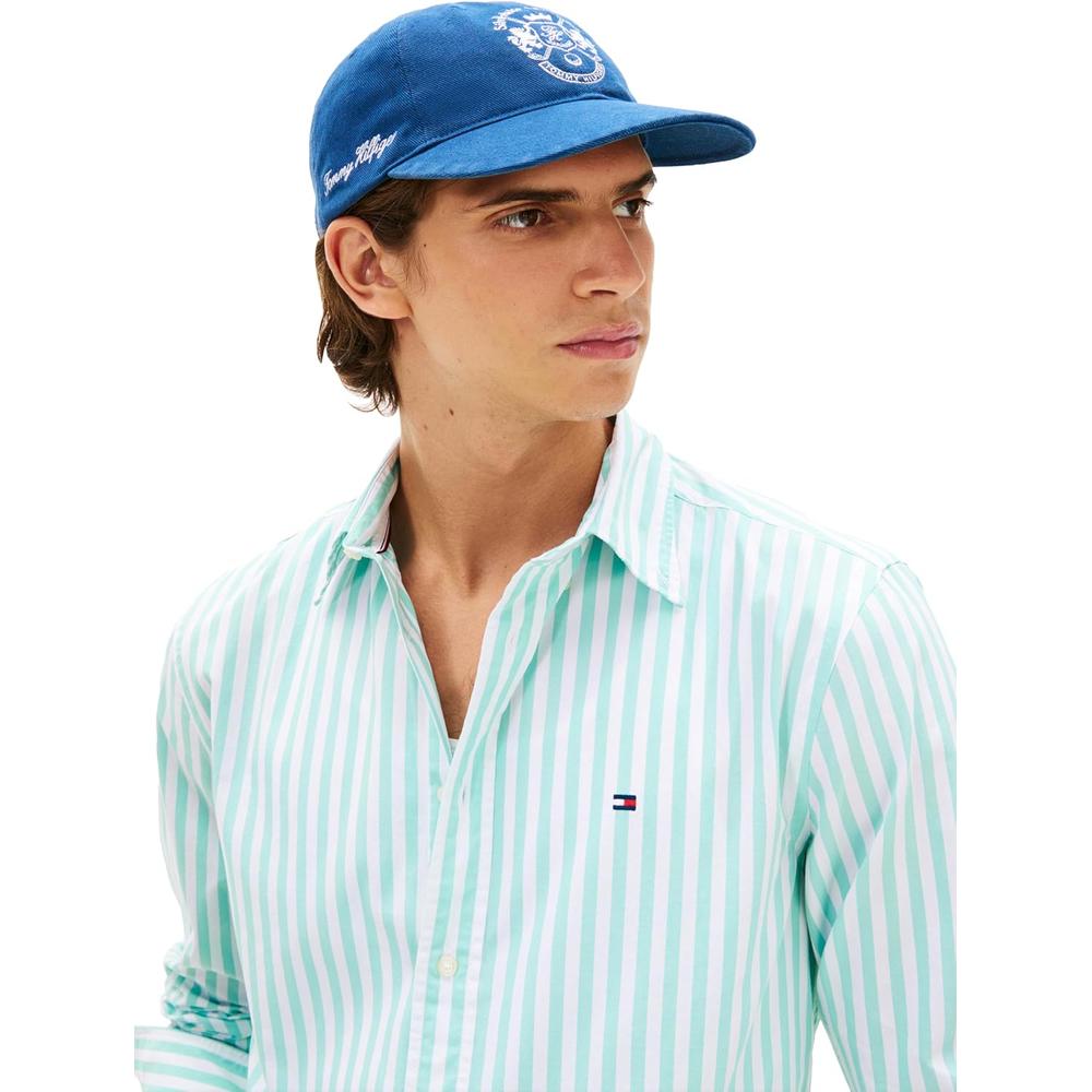 CAMISA PARA HOMBRE TOMMY HILFIGER REGULAR FIT MANGA LARGA AZUL ÁRTICO - 2