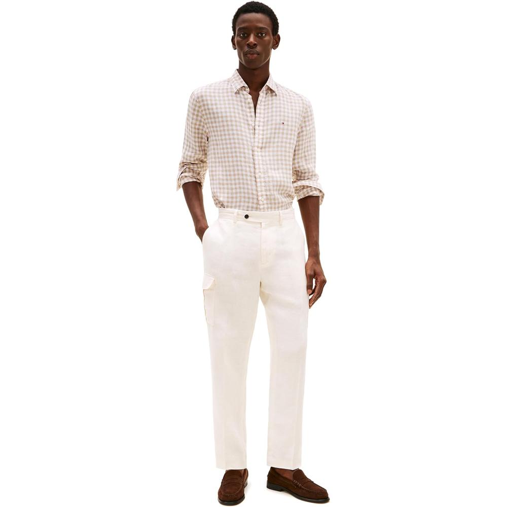 CAMISA PARA HOMBRE TOMMY HILFIGER REGULAR FIT MANGA LARGA SÁNDALO - 3