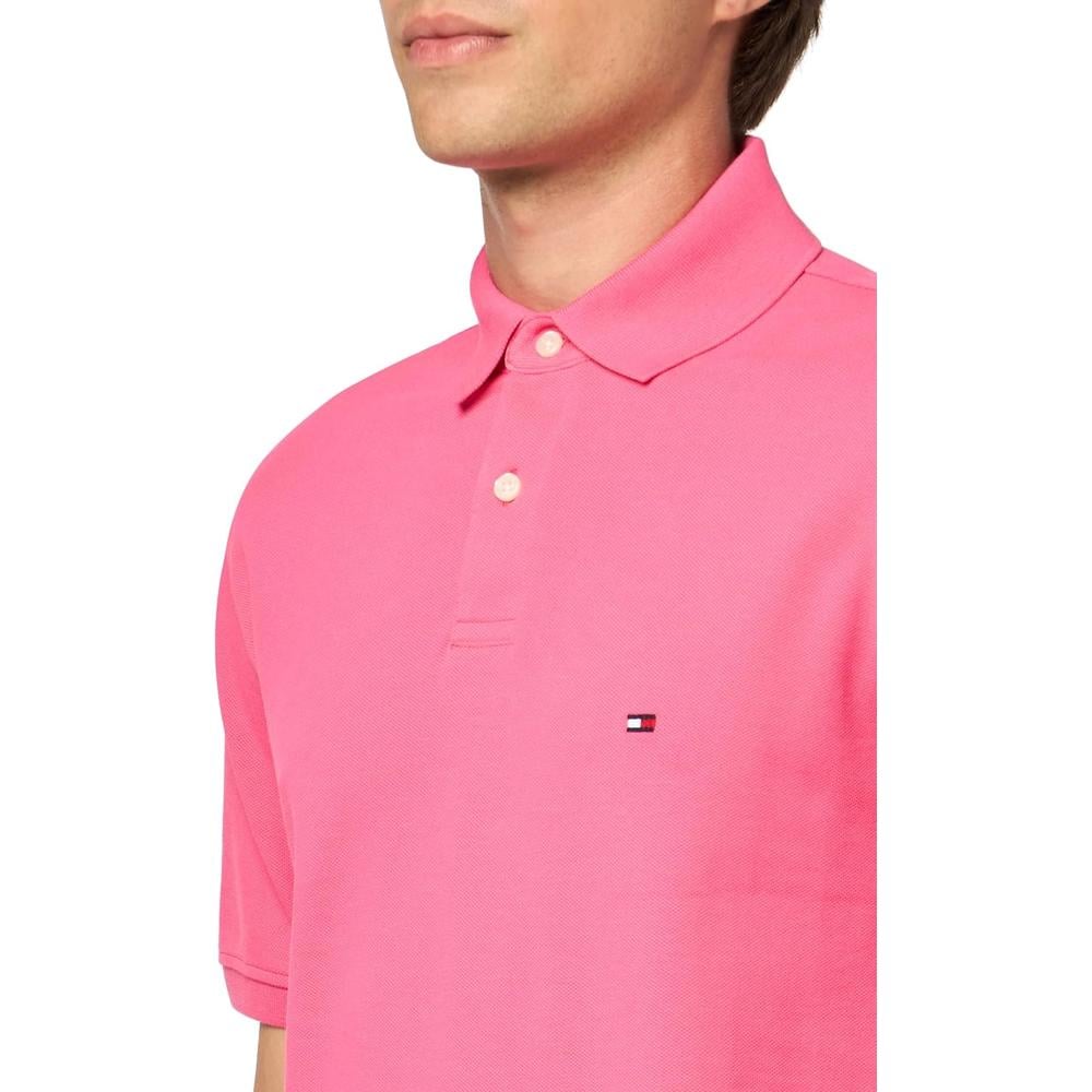 POLO PARA HOMBRE TOMMY HILFIGER CLASSIC FIT MANGA CORTA ROSA ALERTA - 3