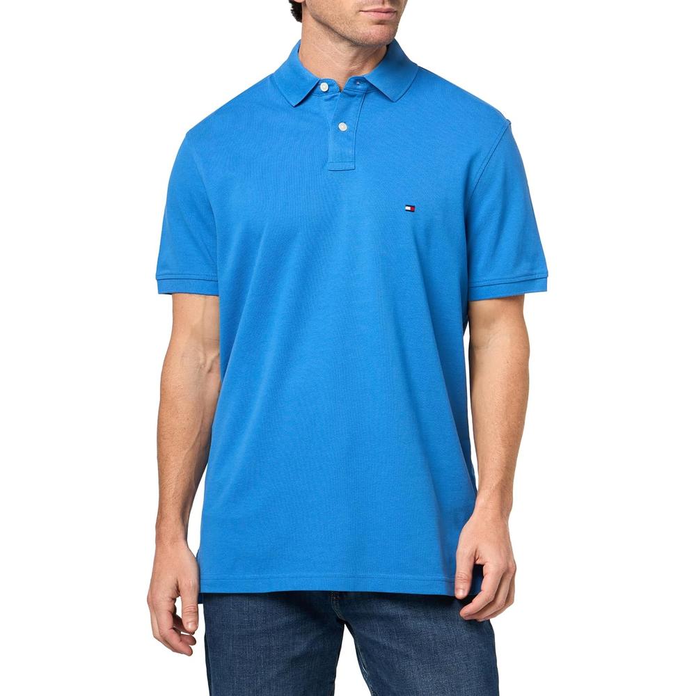 POLO PARA HOMBRE TOMMY HILFIGER 1985 REGULAR FIT MANGA CORTA AZUL ÓRBITA - 3