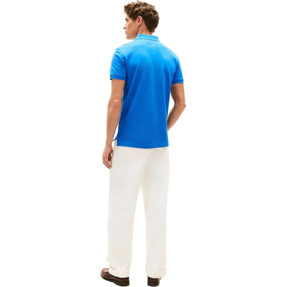 POLO PARA HOMBRE TOMMY HILFIGER 1985 REGULAR FIT MANGA CORTA AZUL ÓRBITA - 5