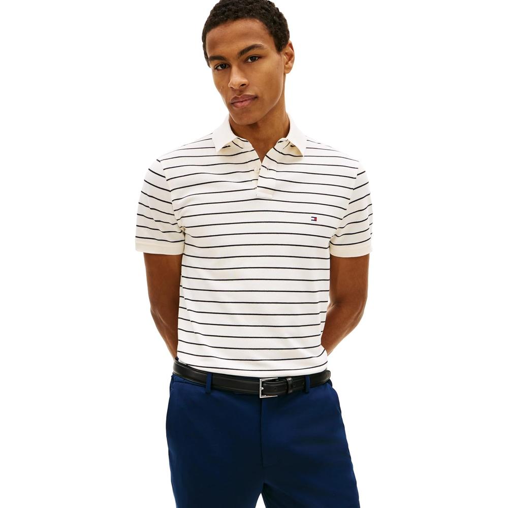 POLO PARA HOMBRE TOMMY HILFIGER 1985 REGULAR FIT MANGA CORTA MULTICOLOR - 1