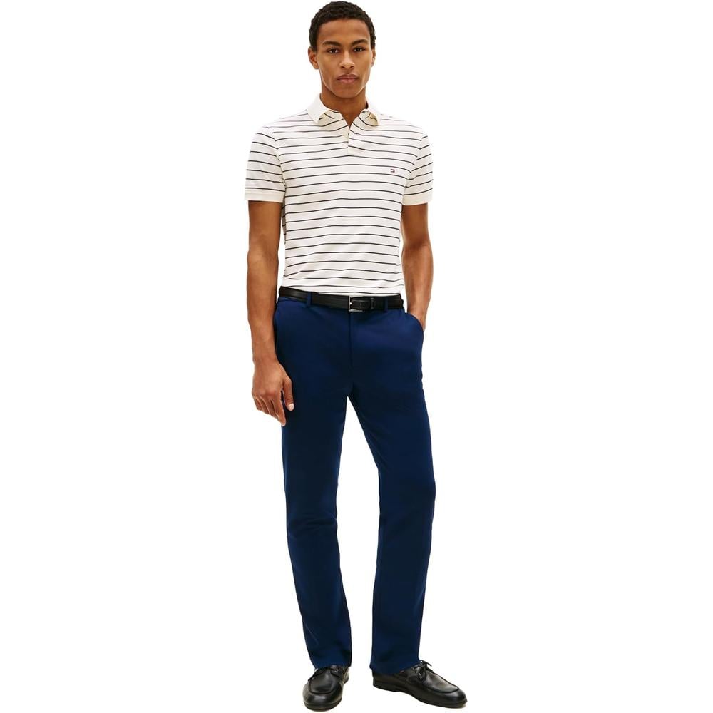 POLO PARA HOMBRE TOMMY HILFIGER 1985 REGULAR FIT MANGA CORTA MULTICOLOR - 4