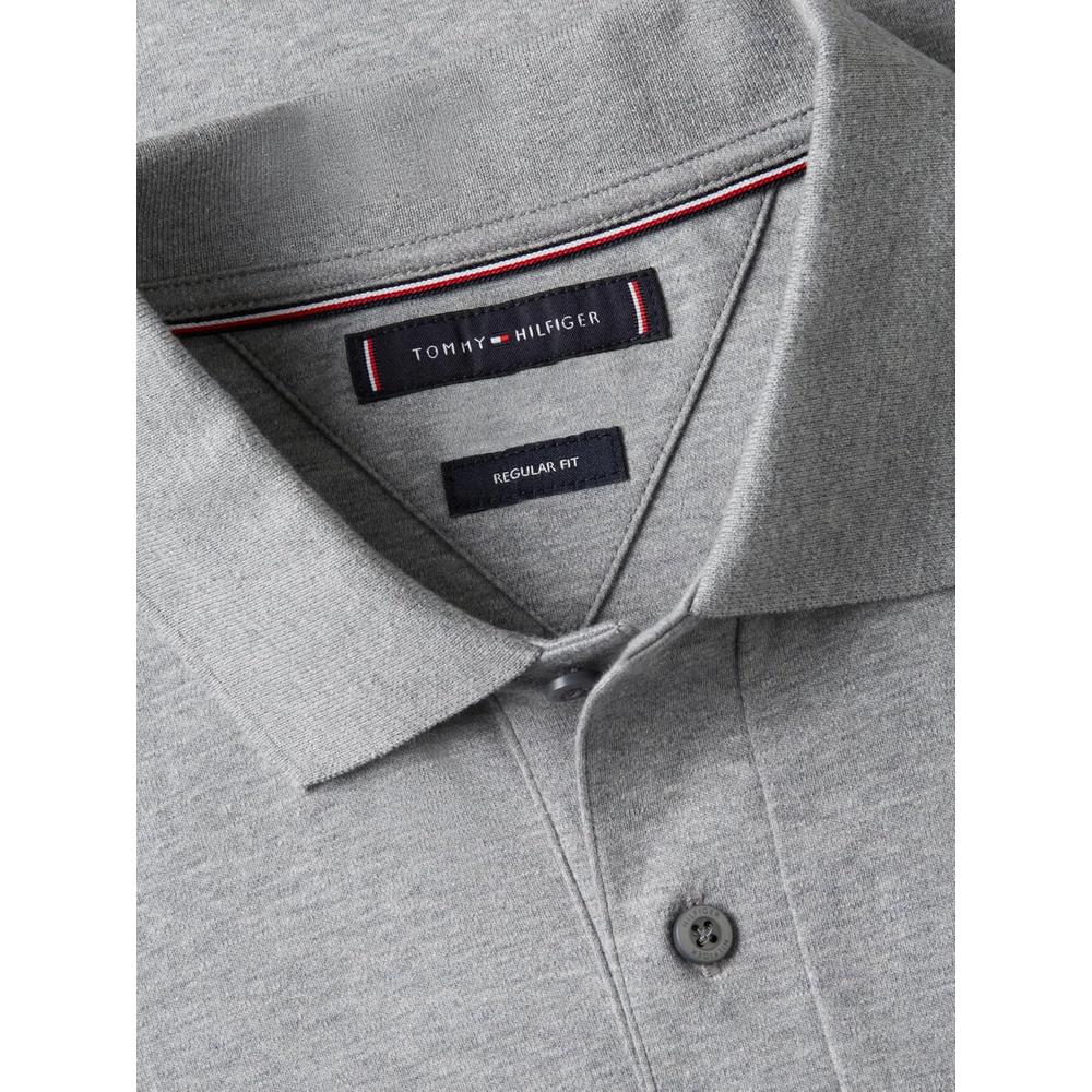 POLO PARA HOMBRE TOMMY HILFIGER REGULAR FIT MANGA CORTA GRIS MEDIO JASPEADO - 5
