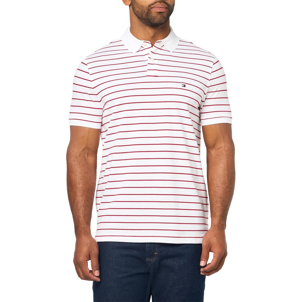 POLO PARA HOMBRE TOMMY HILFIGER 1985 REGULAR FIT MANGA CORTA MULTICOLOR - 1