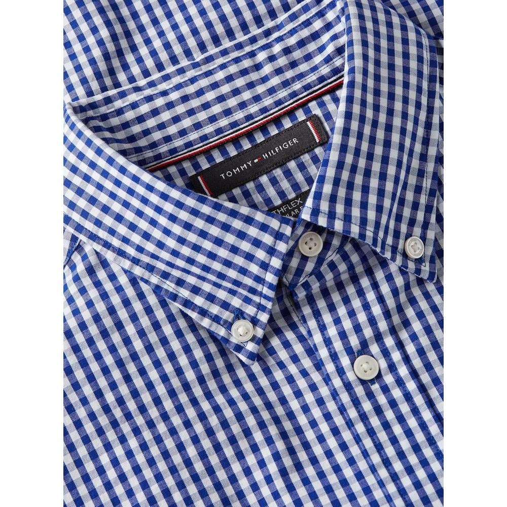 CAMISA PARA HOMBRE TOMMY HILFIGER REGULAR FIT MANGA LARGA AZUL WEDGE BLANCO - 5