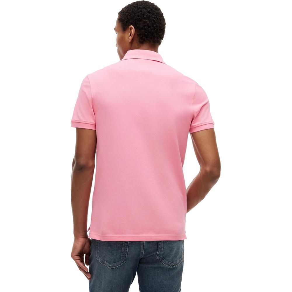 POLO PARA HOMBRE TOMMY HILFIGER 1985 SLIM FIT MANGA CORTA ROSA - 4