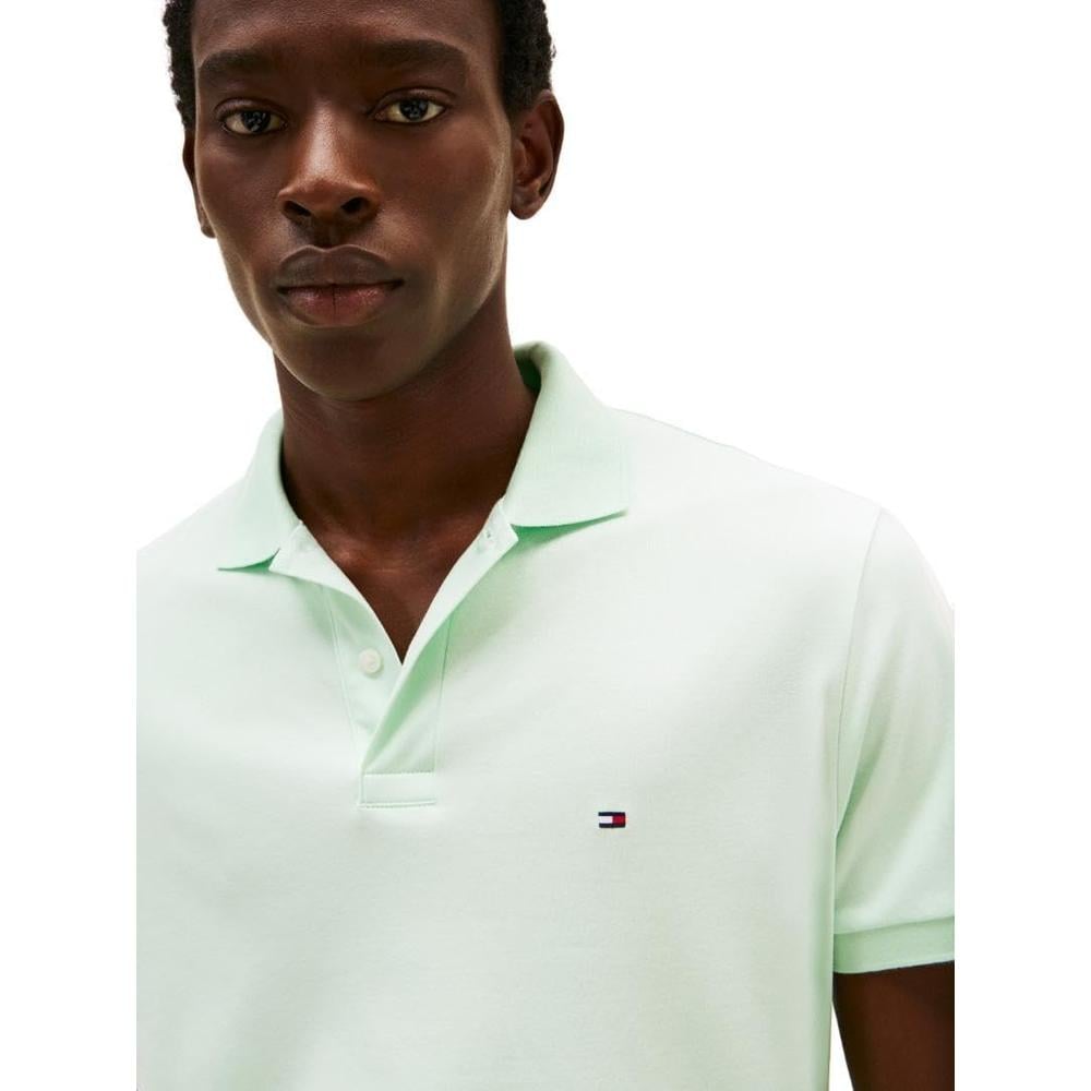 POLO PARA HOMBRE TOMMY HILFIGER REGULAR FIT MANGA CORTA VERDE OPALO - 2