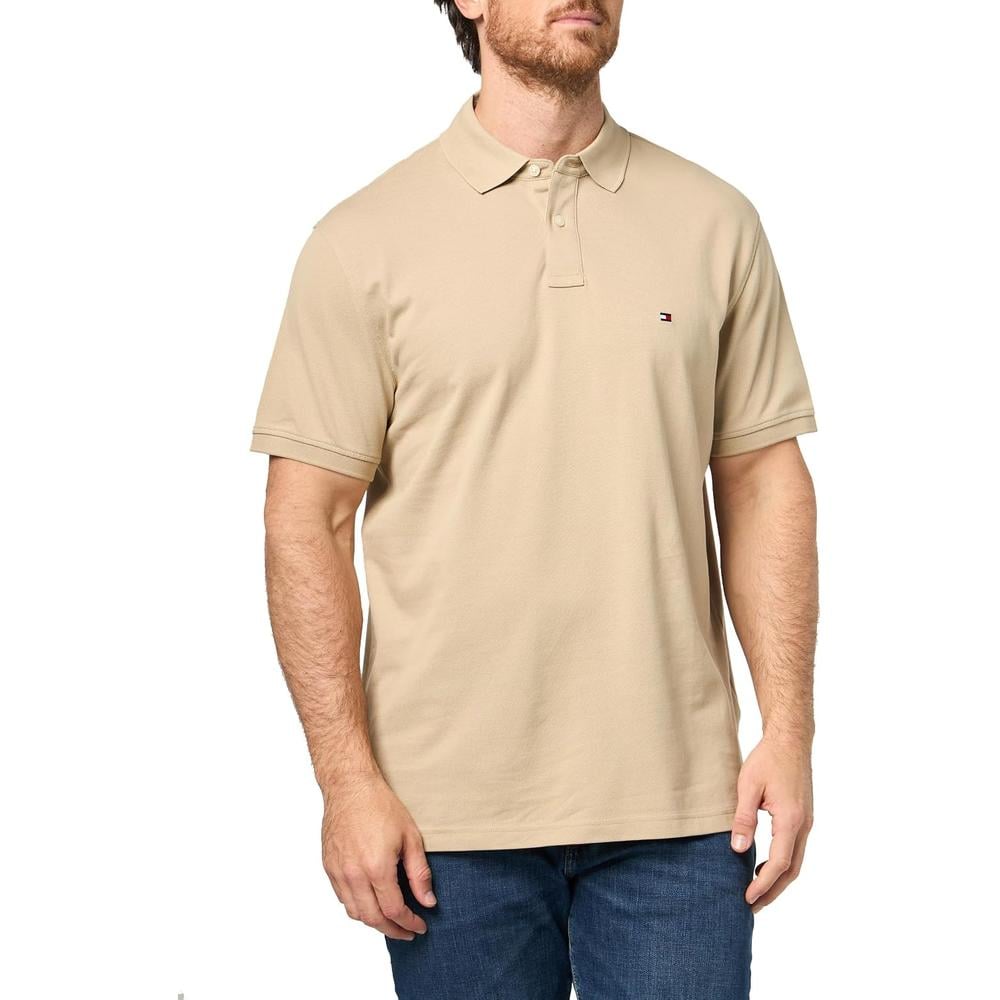POLO PARA HOMBRE TOMMY HILFIGER CLASSIC FIT MANGA CORTA MADERA DE SÁNDALO - 3
