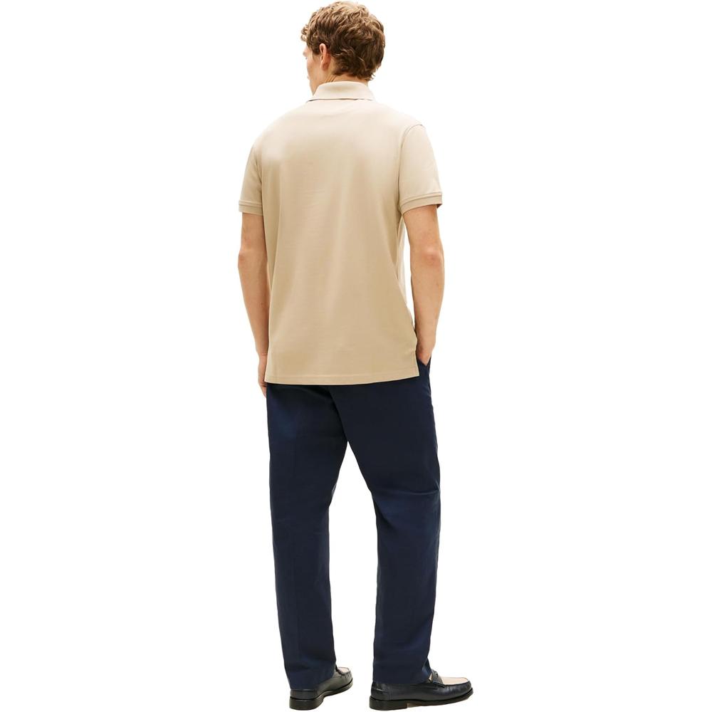 POLO PARA HOMBRE TOMMY HILFIGER CLASSIC FIT MANGA CORTA MADERA DE SÁNDALO - 5