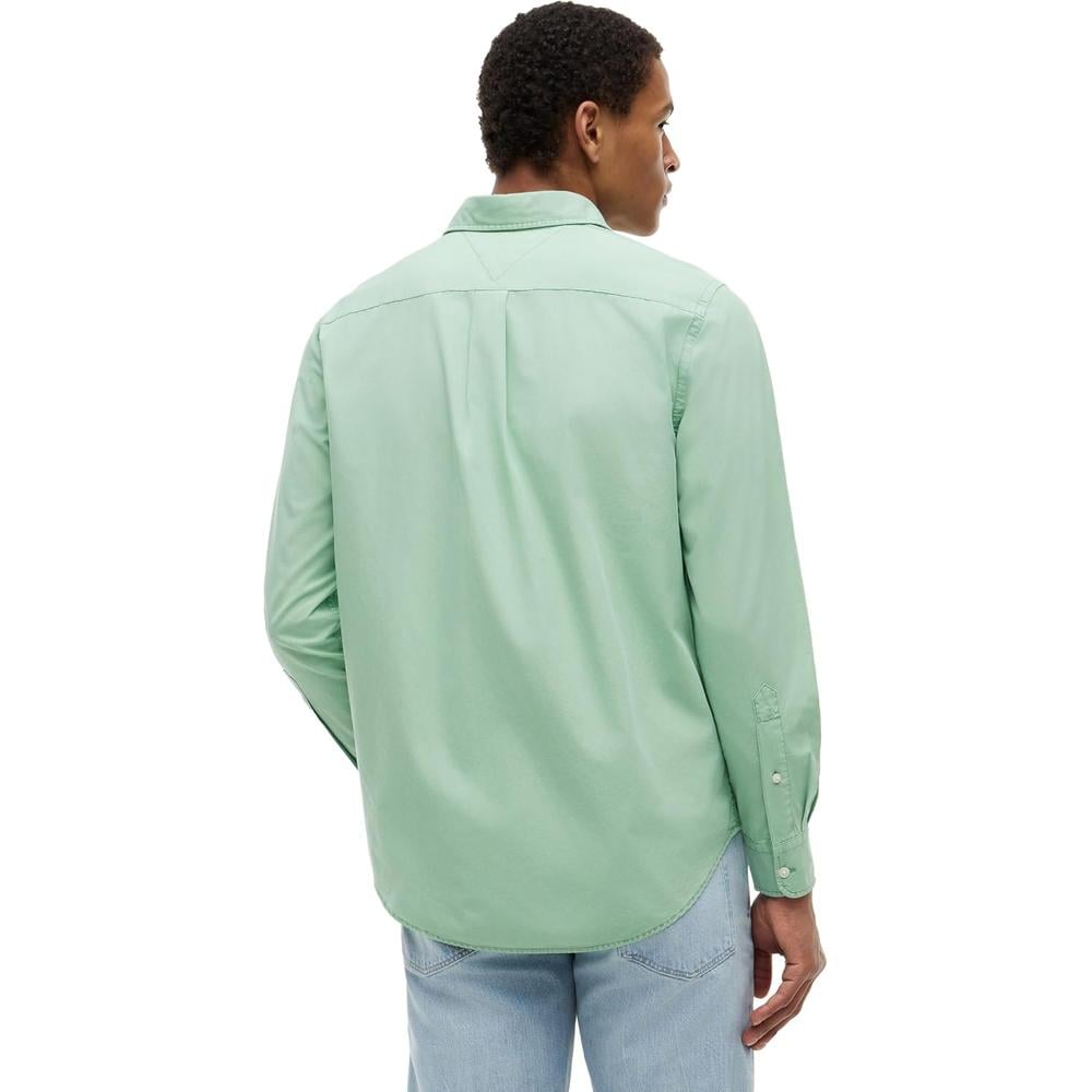 CAMISA PARA HOMBRE TOMMY HILFIGER REGULAR FIT MANGA LARGA VERDE CÉSPED - 4