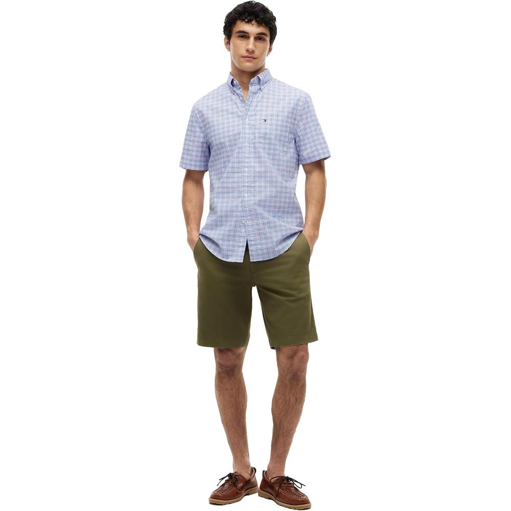 CAMISA PARA HOMBRE TOMMY HILFIGER REGULAR FIT MANGA CORTA MULTICOLOR - 3