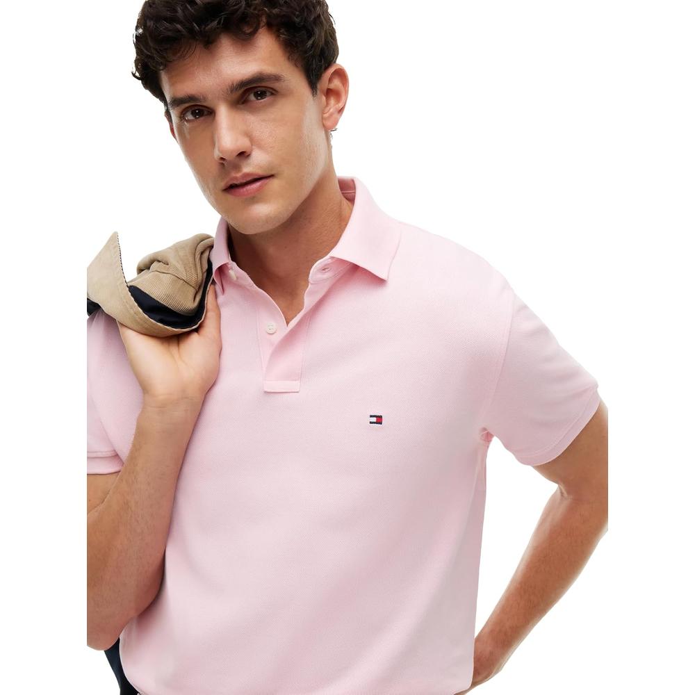 POLO PARA HOMBRE TOMMY HILFIGER CLASSIC FIT MANGA CORTA ROSA DUQUESA - 2