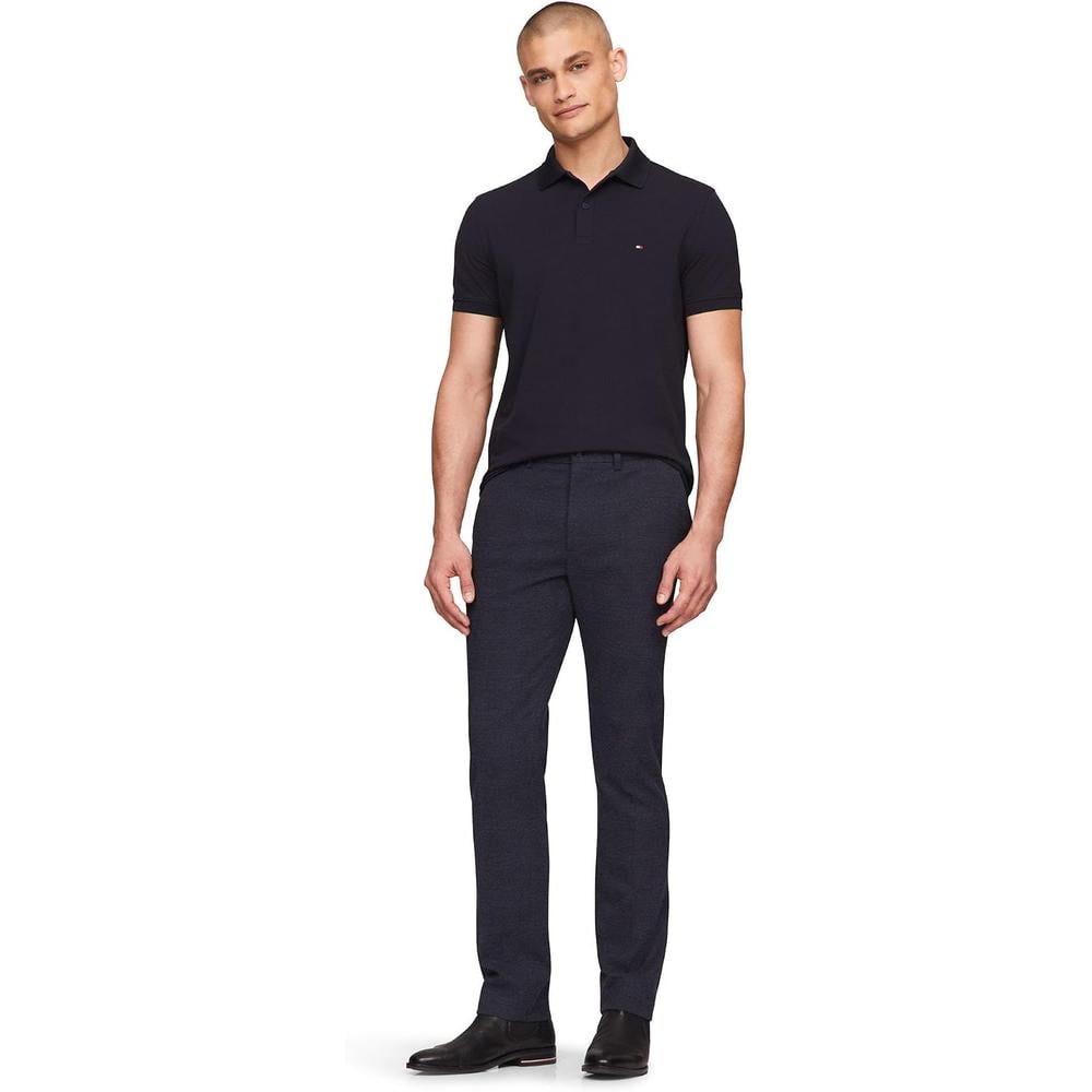 POLO PARA HOMBRE TOMMY HILFIGER CLASSIC FIT MANGA CORTA AZUL CIELO OSCURO - 3