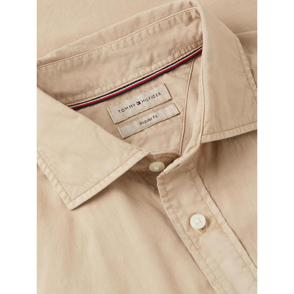 CAMISA PARA HOMBRE TOMMY HILFIGER REGULAR FIT MANGA LARGA MADERA DE SÁNDALO - 2