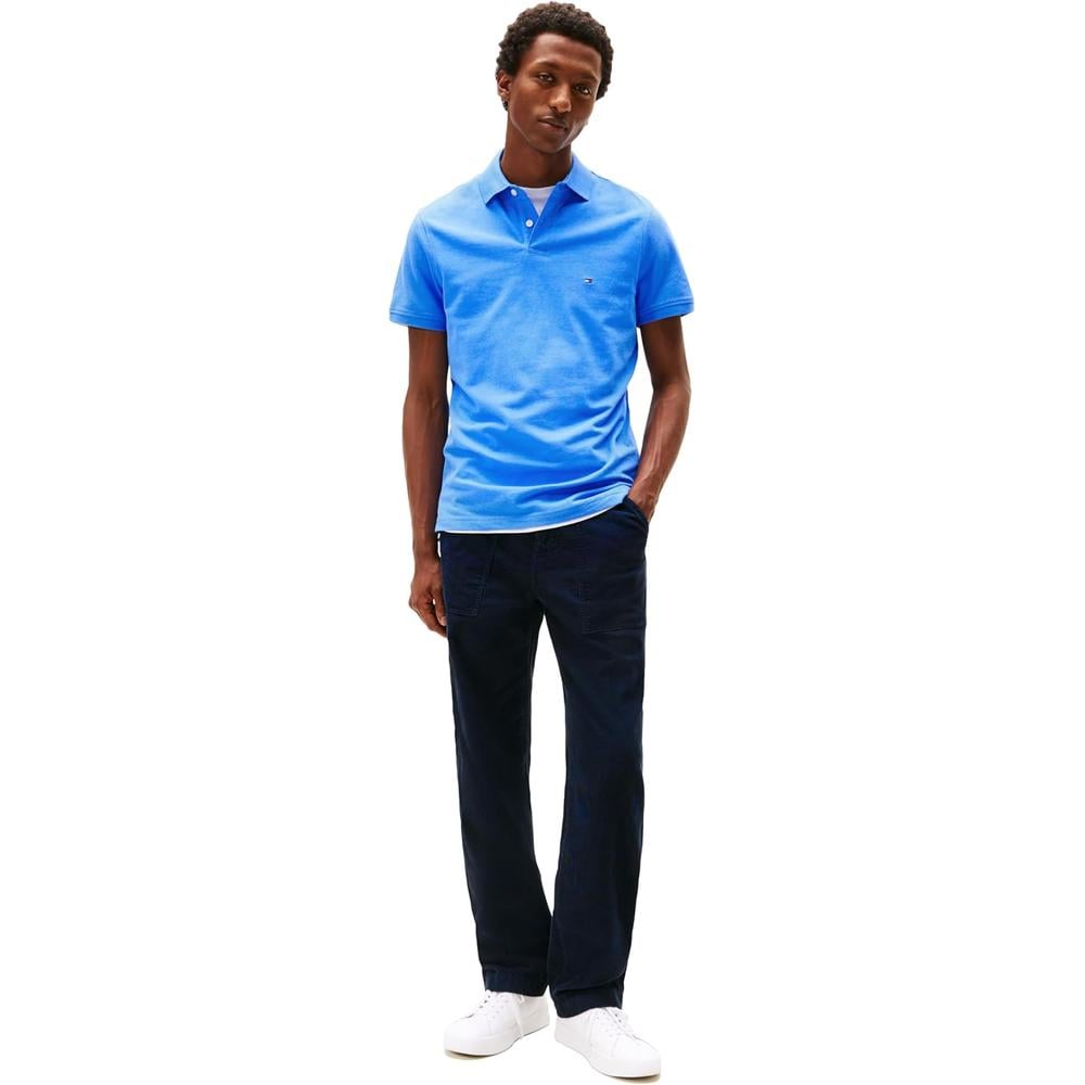 POLO PARA HOMBRE TOMMY HILFIGER 1985 REGULAR FIT MANGA CORTA AZUL ENCANTO - 3