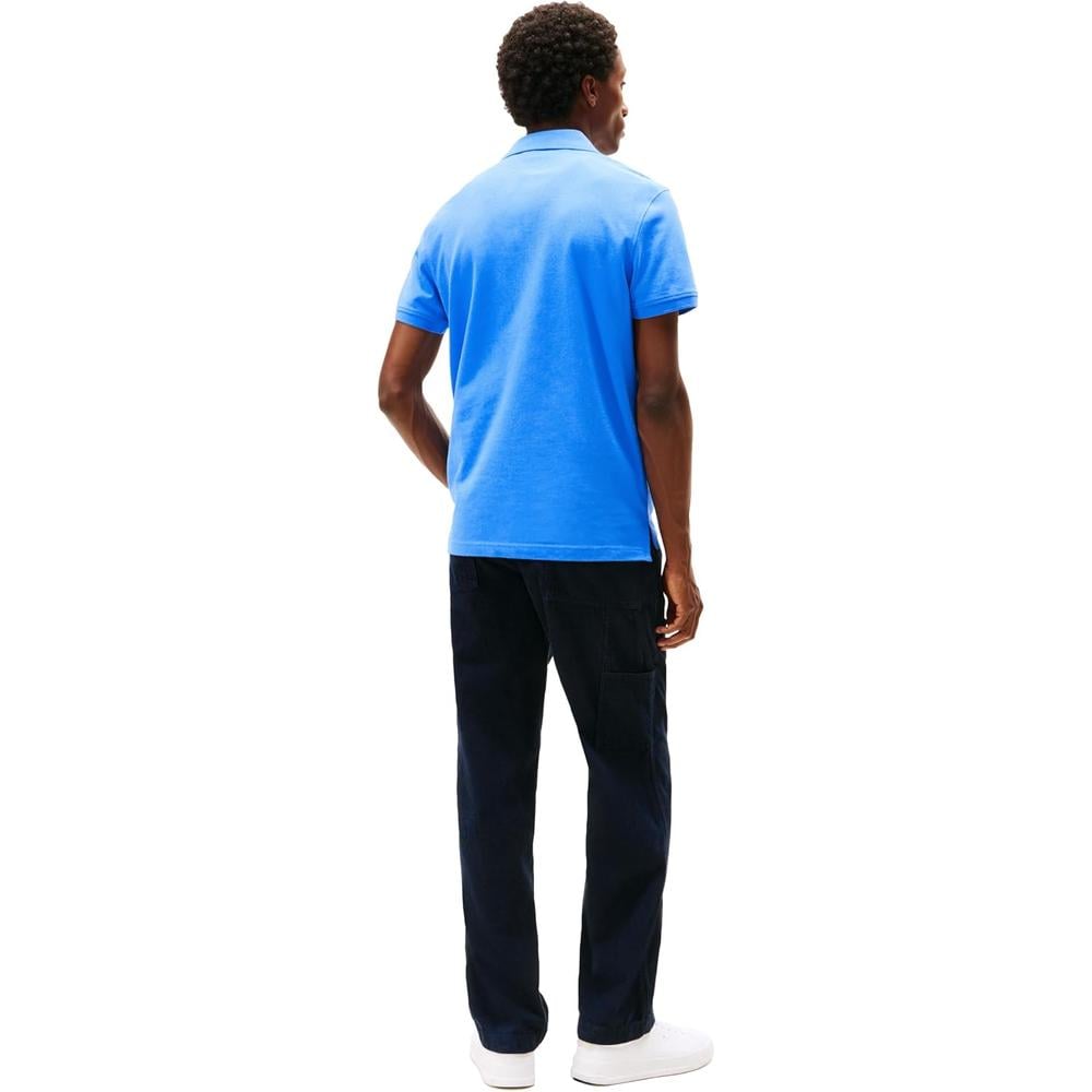 POLO PARA HOMBRE TOMMY HILFIGER 1985 REGULAR FIT MANGA CORTA AZUL ENCANTO - 4