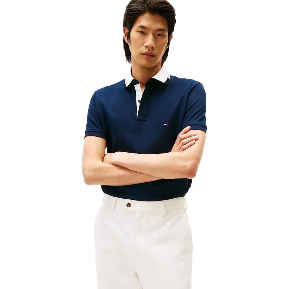 POLO PARA HOMBRE TOMMY HILFIGER REGULAR FIT MANGA CORTA - 1