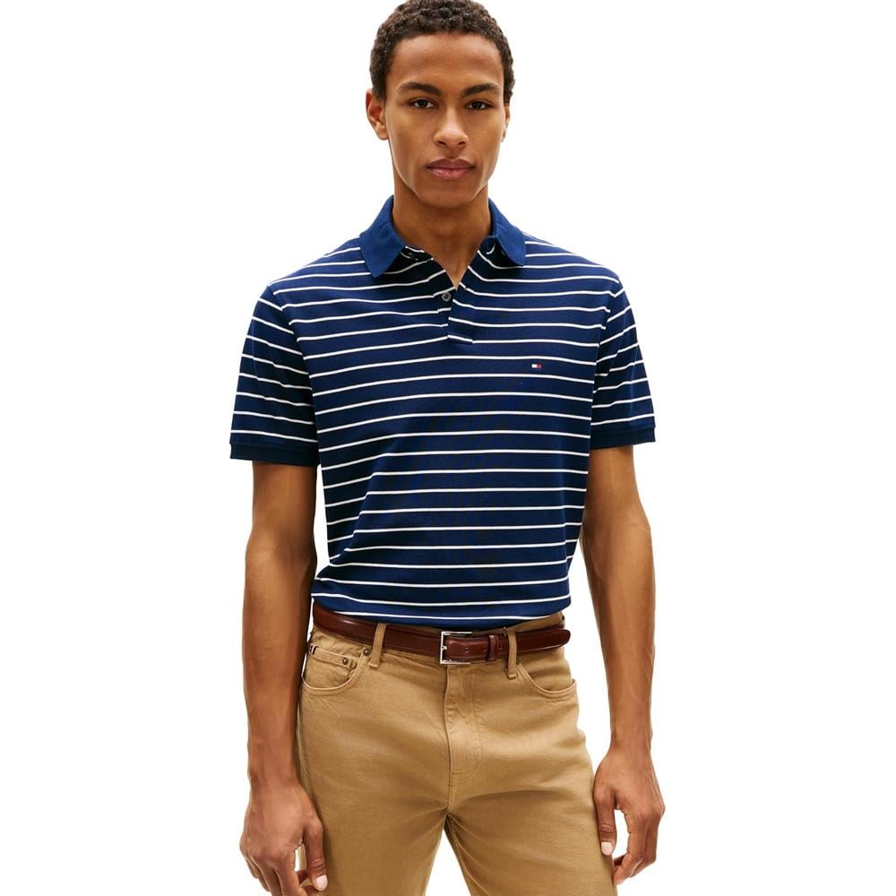 POLO PARA HOMBRE TOMMY HILFIGER CLASSIC FIT MANGA CORTA MULTICOLOR - 1