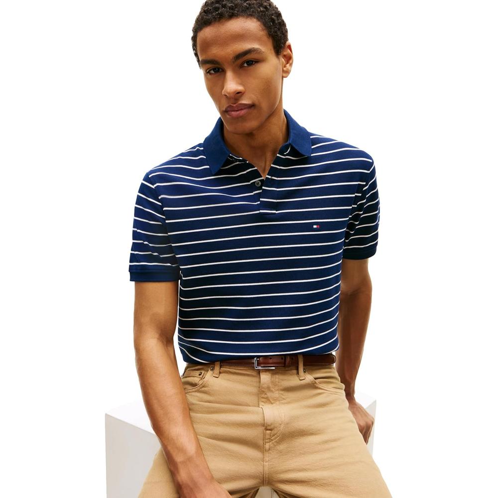 POLO PARA HOMBRE TOMMY HILFIGER CLASSIC FIT MANGA CORTA MULTICOLOR - 3