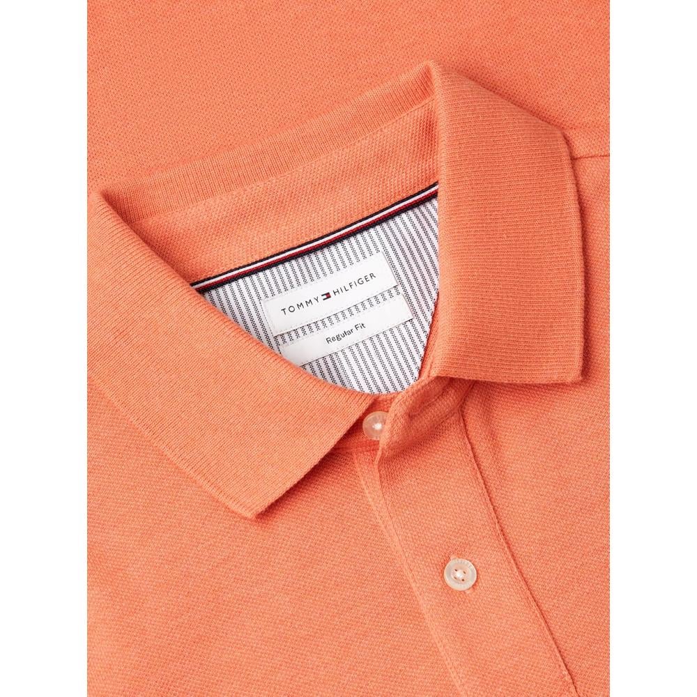 POLO PARA HOMBRE TOMMY HILFIGER 1985 SLIM FIT MANGA CORTA NARANJA BRILLANTE JASPEADO - 5