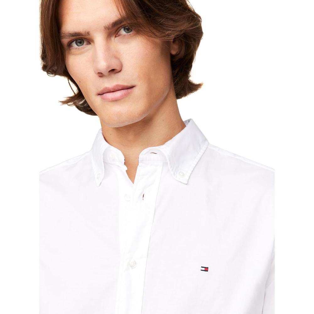 CAMISA PARA HOMBRE TOMMY HILFIGER REGULAR FIT MANGA LARGA BLANCO - 2