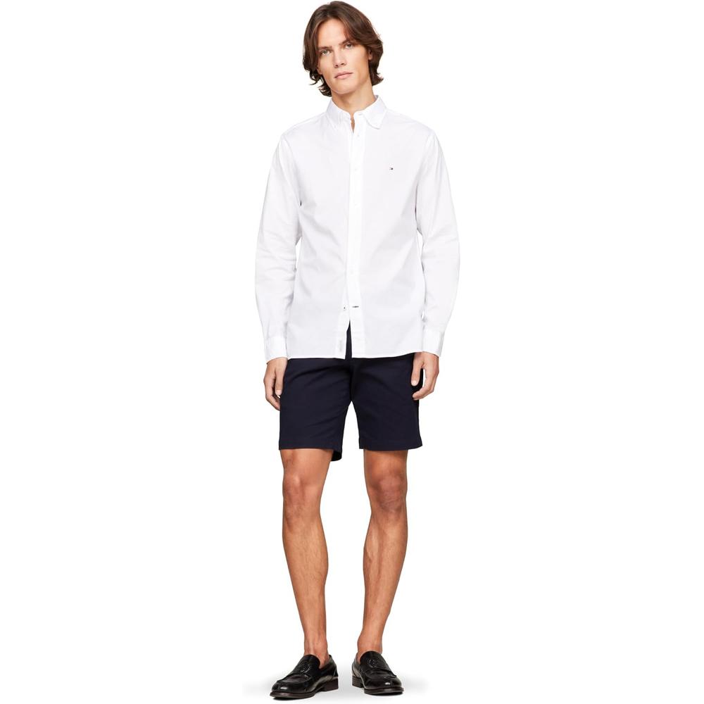 CAMISA PARA HOMBRE TOMMY HILFIGER REGULAR FIT MANGA LARGA BLANCO - 3